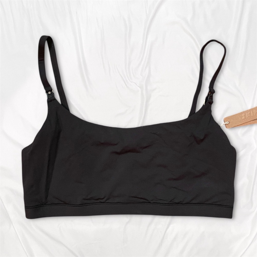 Skims Fits Everybody Maternity Bra in Onyx • NWT - Picture 8 of 12